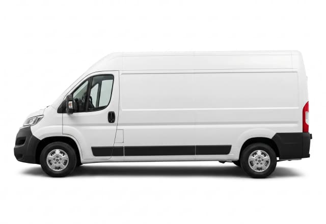 Furgone Citroen Jumper passo lungo per logistica di produzione