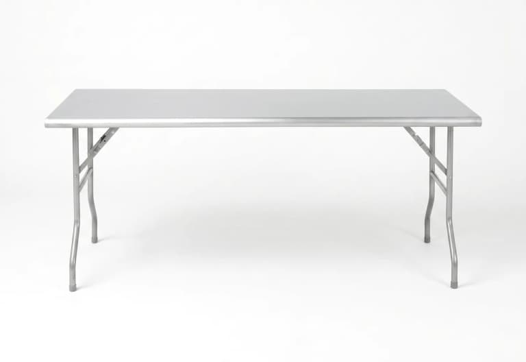 Aluminium table 160x80
