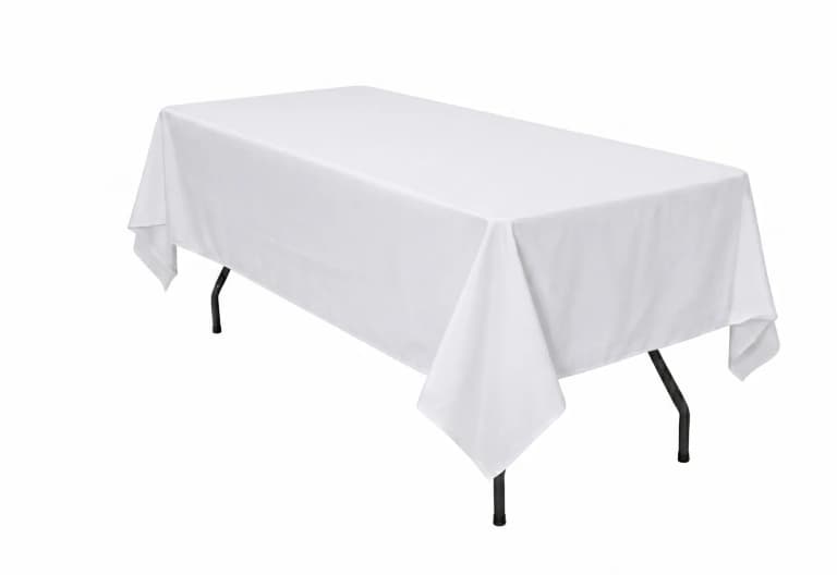 Tovaglia bianca 3×2 mt per catering