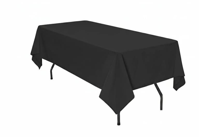 Tovaglia nera 3×2 mt per catering