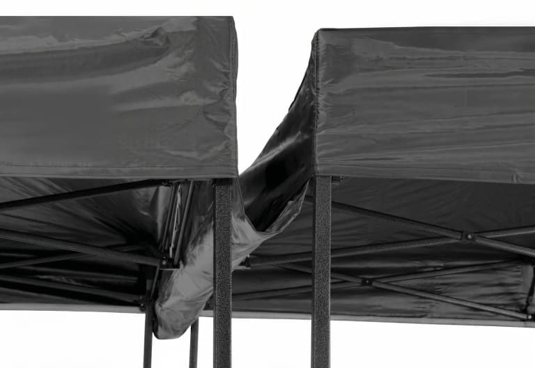 Joining gutter for pop-up canopy